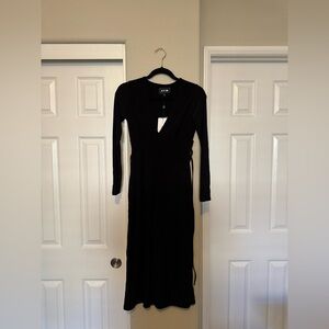 AYM Black Long Sleeve Dress
